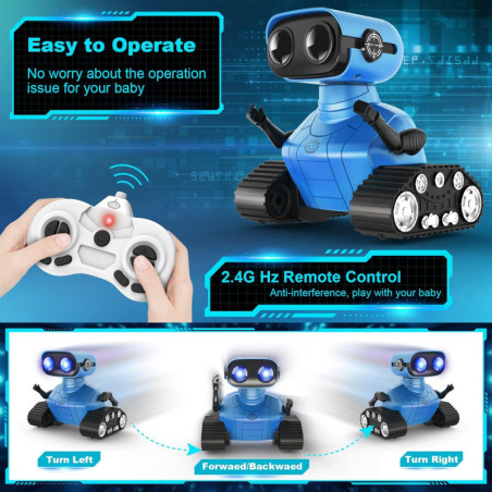 Robot Hamourd Télécommandé: Danse, Musique & Lumières LED - Le Jouet Idéal pour Enfants (5+)