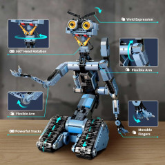 Kit Robot Johnny 5 Télécommandé 1176 pièces - Cadeau Fête Papa