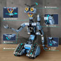 Johnny 5 Robot Télécommandé à Construire: 1176 Pièces, Cadeau Idéal Compatible Lego Johnny 5 Robot Télécommandé à Construire: 1176 Pièces, Cadeau Idéal Compatible Lego