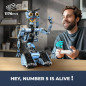 Johnny 5 Robot Télécommandé à Construire: 1176 Pièces, Cadeau Idéal Compatible Lego Johnny 5 Robot Télécommandé à Construire: 1176 Pièces, Cadeau Idéal Compatible Lego