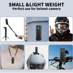 128GB 4K Body Camera 30FPS - Hands-Free Sports Cam with Magnetic Clip