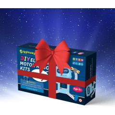 Kits Scientifiques STEM DIY: 3 Robots Éducatifs pour Enfants - Voiture Équilibre, Reptile & Dessin