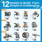 Sillbird Solar Robot Kit: 12-in-1 STEM Building Toy for Boys & Girls 8-13 - Science Fun!