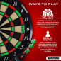 Cible de Fléchettes Électronique Winmau Ton Machine: Plus de 90 Jeux, 8 Joueurs, 2 Jeux de Fléchettes Inclus! Cible de Fléchettes Électronique Winmau Ton Machine: Plus de 90 Jeux, 8 Joueurs, 2 Jeux de Fléchettes Inclus!