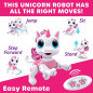 Licorne Robot Télécommandée Rose: Danse, Programmation & Gestes - Jouet Éducatif STEM Licorne Robot Télécommandée Rose: Danse, Programmation & Gestes - Jouet Éducatif STEM
