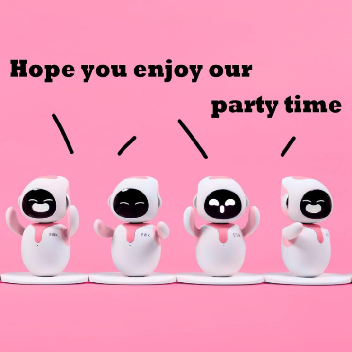 Eilik Pink Interactive Robot Pet: A Pocket-Sized Pal with Games & Emotions! Eilik Pink Interactive Robot Pet: A Pocket-Sized Pal with Games & Emotions!