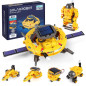 Kit de Construction Solaire STEM 120 Pièces: Robots Éducatifs pour Enfants 8-14 Ans
