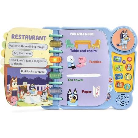 VTech Bluey Bluey's Book of Games - Fun Learning for Kids