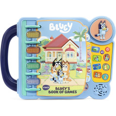Bluey Livre de Jeux Interactif VTech : Apprends et Amuse-toi avec Bluey !
