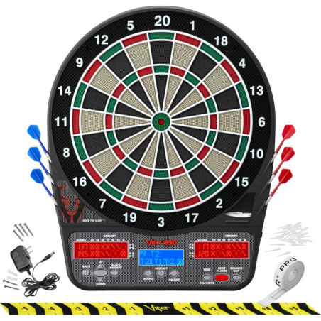 Viper 850 Electronic Dartboard with 50 Games & Ultra Bright Display