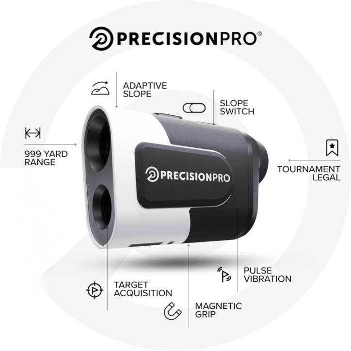 Télémètre Golf Precision Pro NX9: Précision 900 Yards, Inclinaison & Aimant, Vision 6X