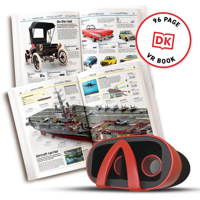Virtual Reality Discovery Box: Interactive VR Book & STEM Set for Kids