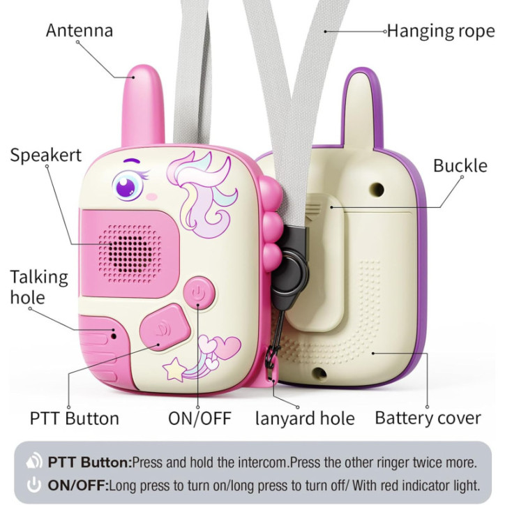 Walkie-Talkies Licorne pour Filles : Le Cadeau dAnniversaire Magique (3-10 Ans) et Aventures en Plein Air ! Walkie-Talkies Licorne pour Filles : Le Cadeau dAnniversaire Magique (3-10 Ans) et Aventures en Plein Air !