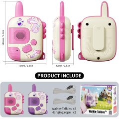 Walkie Talkies Licorne 2 Pack - Cadeau Anniversaire Filles