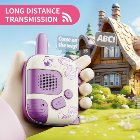Walkie Talkies Licorne 2 Pack - Cadeau Anniversaire Filles