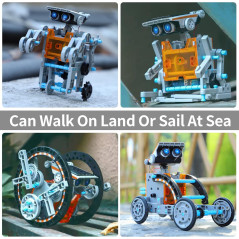 Lucky Doug 12-in-1 STEM Solar Robot Kit Toys for Kids Ages 8-13 Gifts