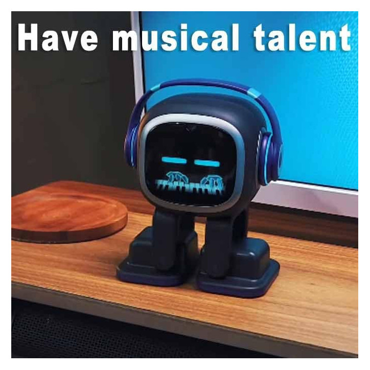 Interactive AI Desk Robot Companion: Voice Control, Dance, & Charging Dock - Your Smart Home Pet! Interactive AI Desk Robot Companion: Voice Control, Dance, & Charging Dock - Your Smart Home Pet!