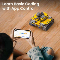 Kit Robot 5-en-1 Sillbird: STEM, Télécommande & Programmation Facile pour Enfants 8+