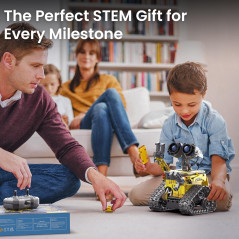 Kit Robot Sillbird 5-en-1 STEM avec Télécommande - 488 pcs