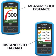 Izzo Swami 6000 GPS Golf Portable - Écran Couleur, Étanche