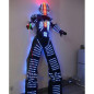 Costume Robot LED RGB Lumineux: Illuminez vos Soirées et Spectacles!