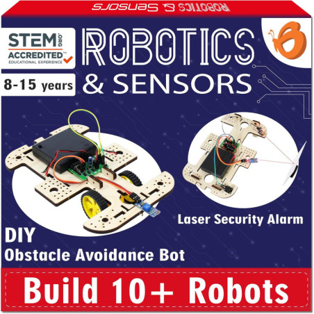 Butterfly Edufields 10in1 STEM Robotics Kit for Kids Ages 8-14