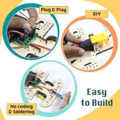 Kit Robotique STEM 10-en-1 Butterfly Edufields pour Enfants 8-14 ans