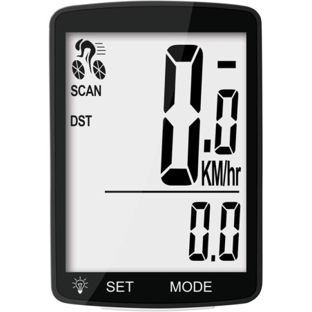 Compteur Vélo Sans Fil 20 Fonctions: Grand Écran LCD, Suivi Précis & Facile!