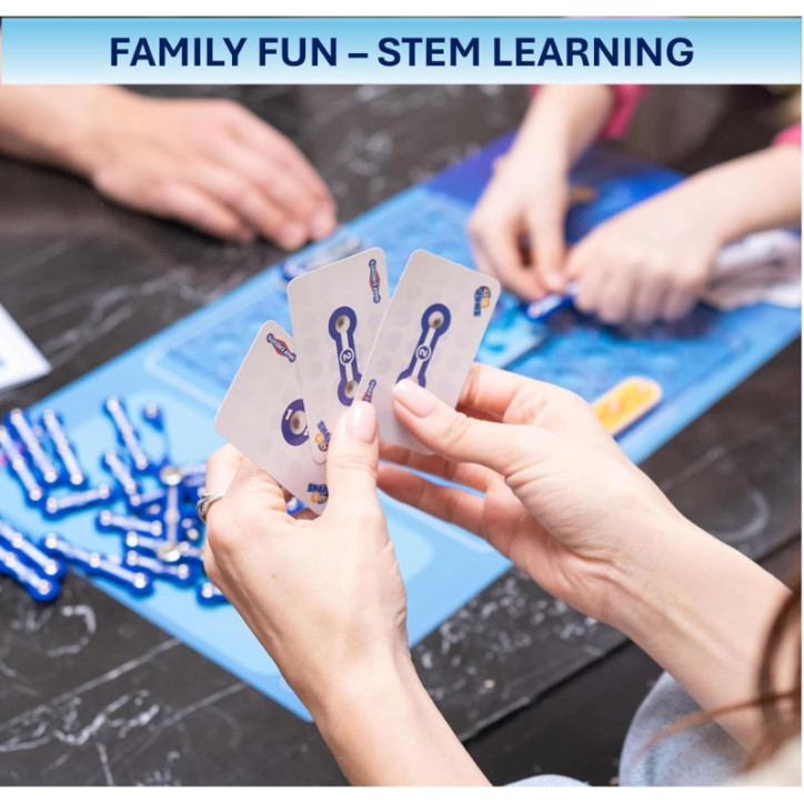 Snap Circuits SNAP 2 IT! STEM Game: Spark Family Fun & Learning for Ages 7+ Snap Circuits SNAP 2 IT! STEM Game: Spark Family Fun & Learning for Ages 7+