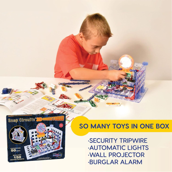 Snap Circuits 3D Illumination: Spark STEM Learning with 150+ Projects! Snap Circuits 3D Illumination: Spark STEM Learning with 150+ Projects!