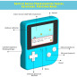 ElecFreaks Retro Gaming Console: Learn to Code with Blocks & Python! Perfect STEM Gift