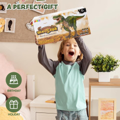 Robot Dinosaure JOYIN T-Rex Télécommandé avec Son et Lumière