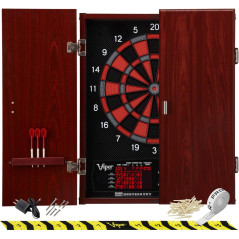 Viper Neptune Electronic Dartboard Cabinet Set: 55+ Games, Auto Scoring, Pro Size!
