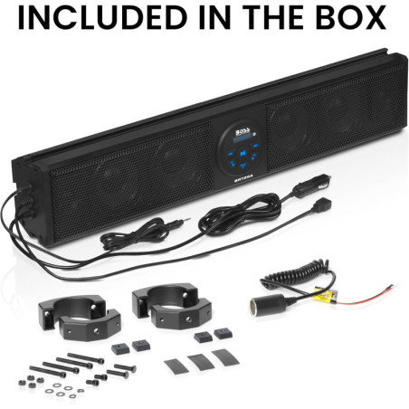 Système Audio Bluetooth BOSS Étanche: Son Impeccable, Reconnexion Auto & Garantie 3 Ans!