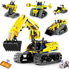 Kit Robotique 5 en 1 STEM, 430 pcs, Télécommande & APP