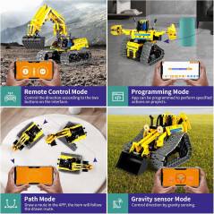 Kit Robotique 5 en 1 STEM, 430 pcs, Télécommande & APP