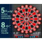 Electronic Dartboard Set: LED Scoreboard, Cabinet, 12 Darts & 100 Tips - Up to 8 Players! Electronic Dartboard Set: LED Scoreboard, Cabinet, 12 Darts & 100 Tips - Up to 8 Players!