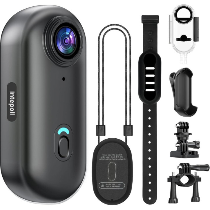 Mini 4K Action Camera: 128GB Thumb Cam, Waterproof, Helmet Mount - Perfect for Sports & Vlogging!
