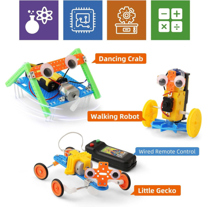 Robotics Science Kit for Kids: Build Your Own Robots & Learn Engineering! Ages 6-12 Robotics Science Kit for Kids: Build Your Own Robots & Learn Engineering! Ages 6-12