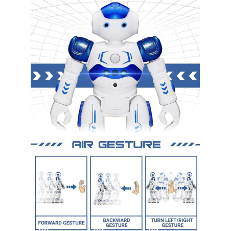 Robot Télécommandé KingsDragon: Programmable, Educatif & Super Fun! Cadeau Idéal 3-8 Ans