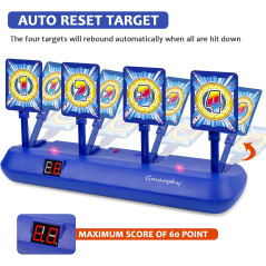 GMAOPHY Digital Shooting Targets with Foam Dart Blaster Toy for Kids