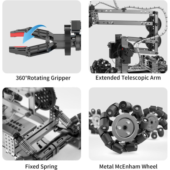 YAZHIYI Bras Robotique STEM: Kit 103 Pièces, Rotation 360°, Télécommandé – Le Cadeau Éducatif Parfait! YAZHIYI Bras Robotique STEM: Kit 103 Pièces, Rotation 360°, Télécommandé – Le Cadeau Éducatif Parfait!