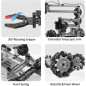YAZHIYI Bras Robotique STEM: Kit 103 Pièces, Rotation 360°, Télécommandé – Le Cadeau Éducatif Parfait! YAZHIYI Bras Robotique STEM: Kit 103 Pièces, Rotation 360°, Télécommandé – Le Cadeau Éducatif Parfait!