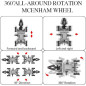 YAZHIYI Bras Robotique STEM: Kit 103 Pièces, Rotation 360°, Télécommandé – Le Cadeau Éducatif Parfait! YAZHIYI Bras Robotique STEM: Kit 103 Pièces, Rotation 360°, Télécommandé – Le Cadeau Éducatif Parfait!