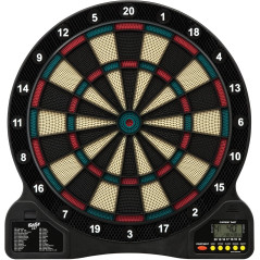Fat Cat Electronic Dartboard 15+ Jeux, Auto-Score, Compact