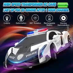 BLUEJAY Transform RC Car for Boys 3-12 | 2.4GHz 1:18 Robot Toy