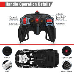 BLUEJAY Transform RC Car for Boys 3-12 | 2.4GHz 1:18 Robot Toy