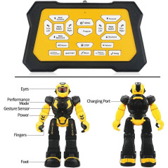 Robot Télécommandé Enfant - Programmable, Rechargeable, Intello