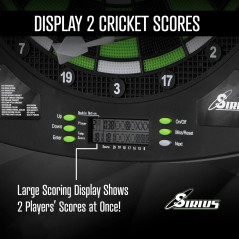 Fat Cat Sirius 13.5 Electronic Dartboard: Compact Fun for Home!