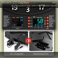 Ciblez la précision avec un jeu de fléchettes électronique LED coloré